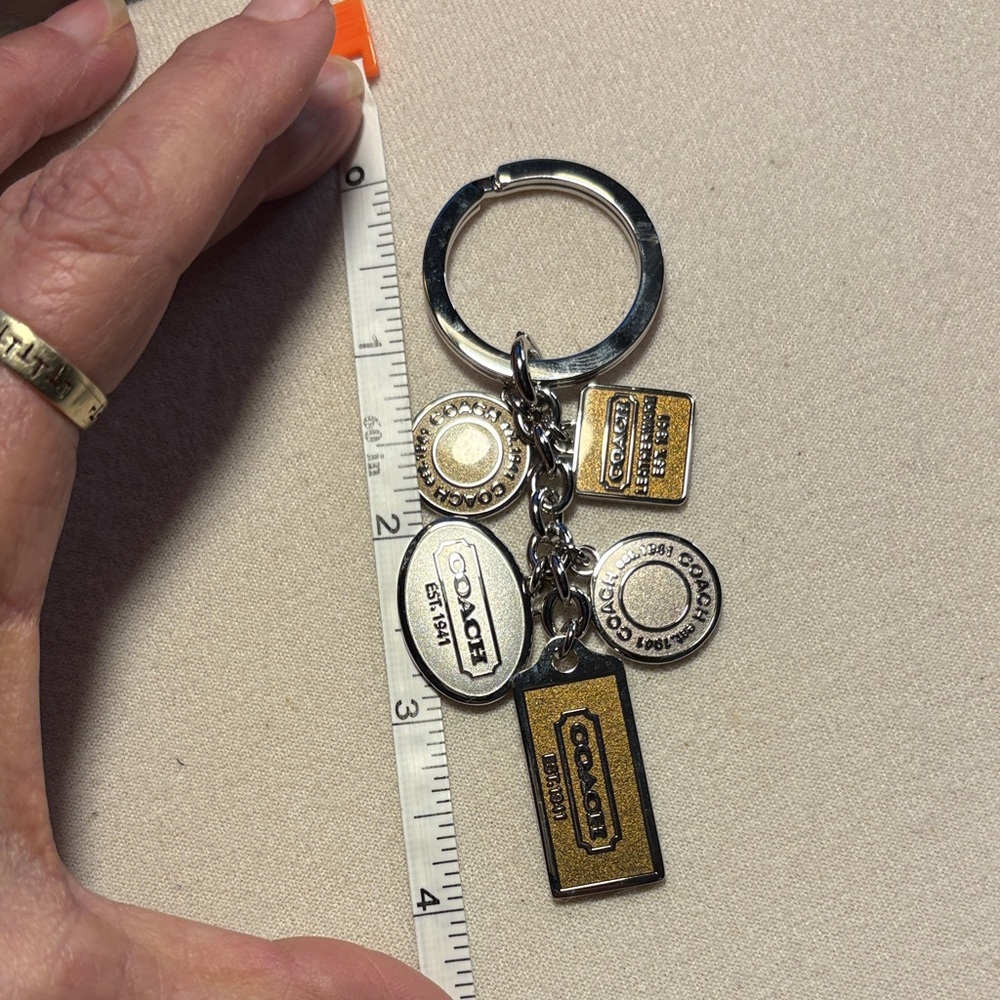 Coach Metallic Charm Keychain - Picture 2 of 7